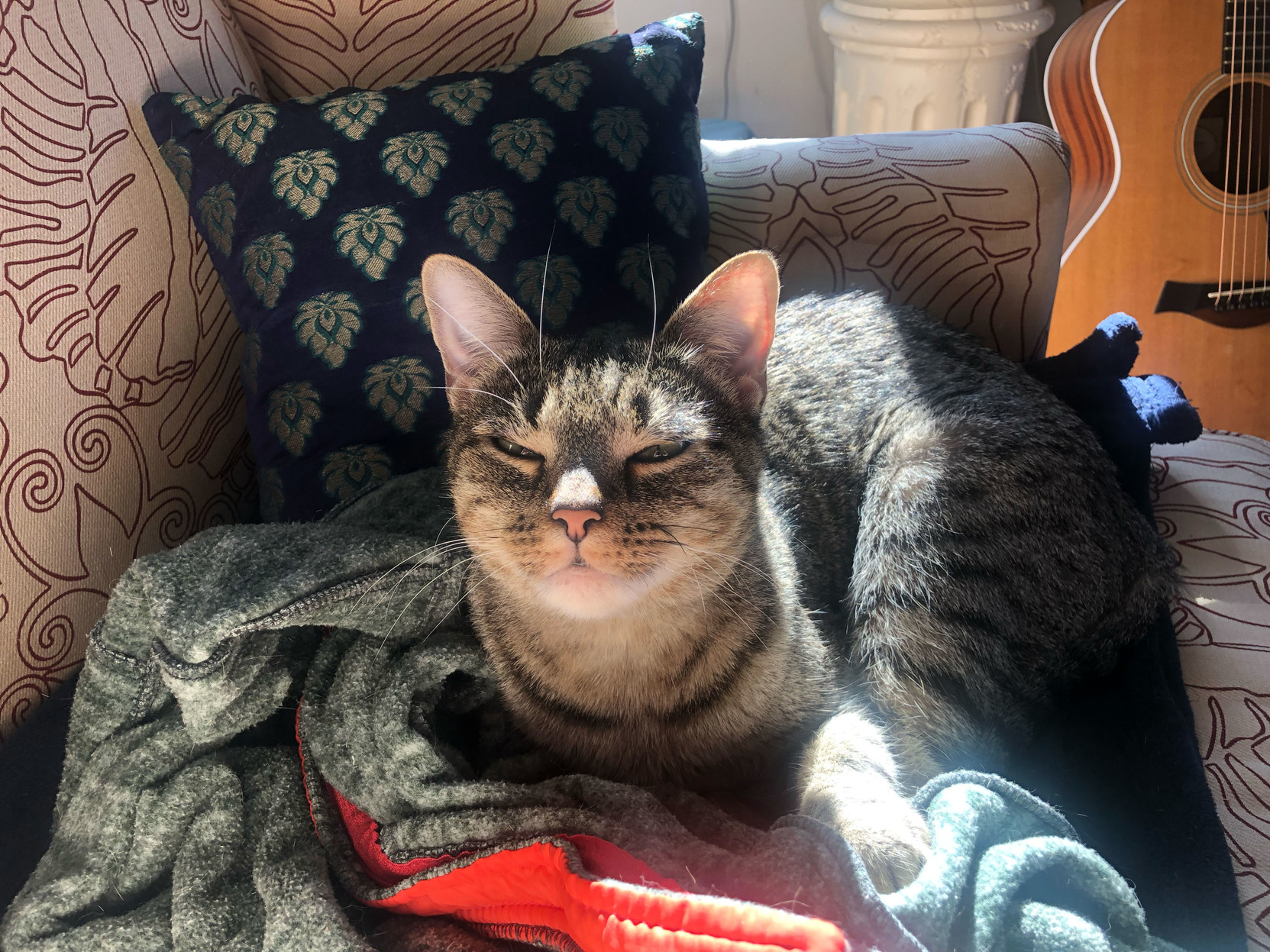 That’s a happy squint, if ever I saw one.