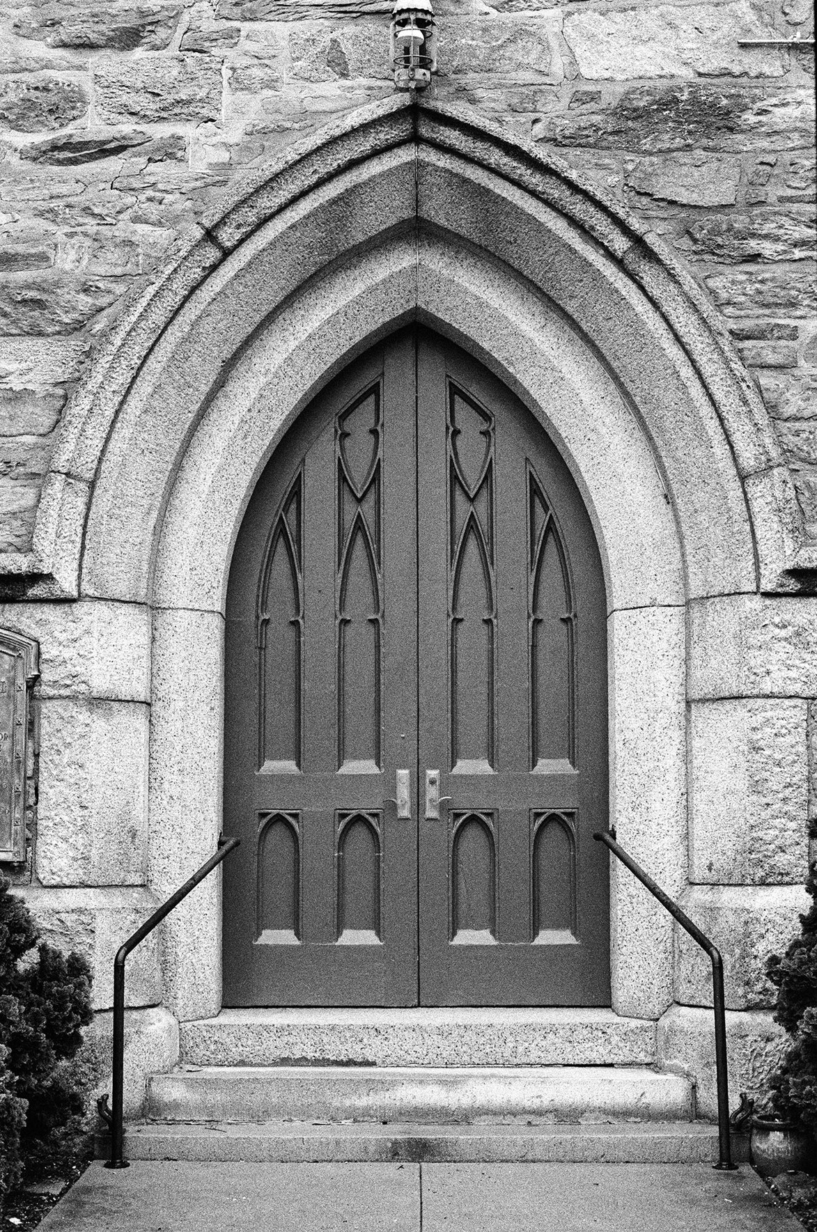 from the church next door