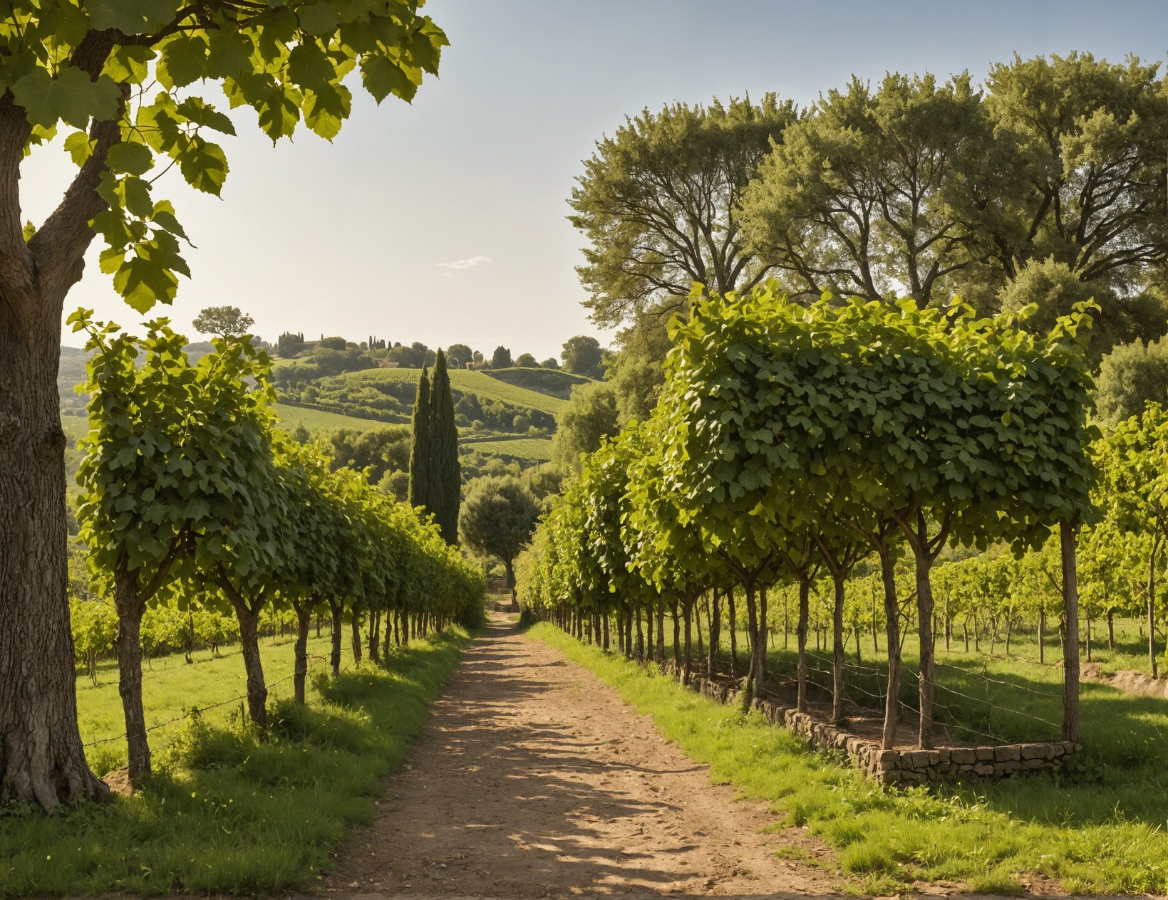 Old Italy … with figs and chestnut trees.