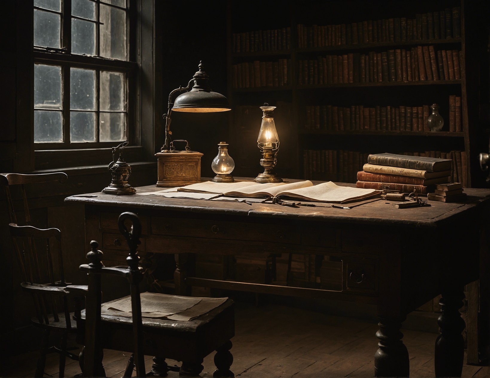 Another old desk, etc.