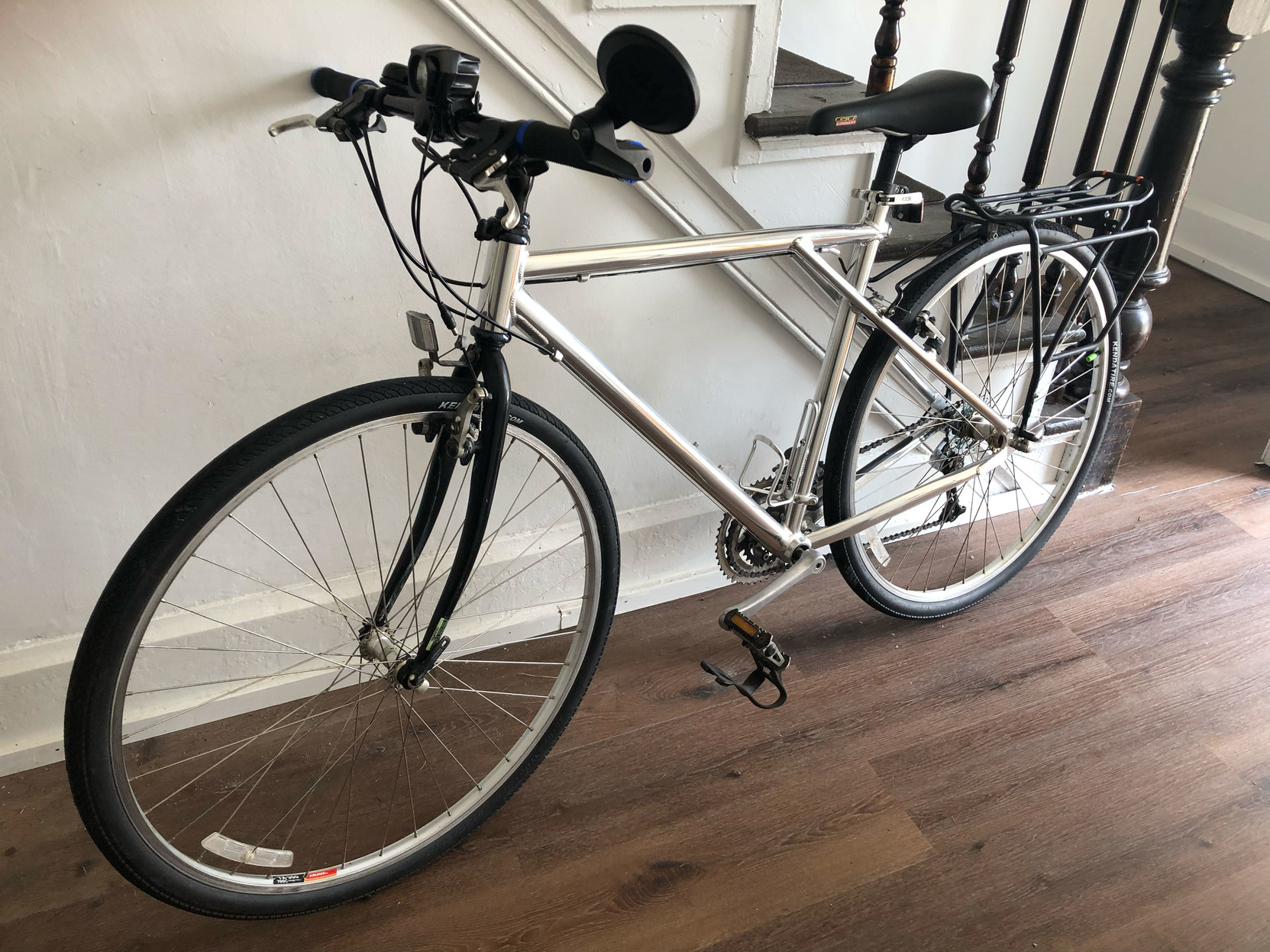 The bike after a nice wax job.