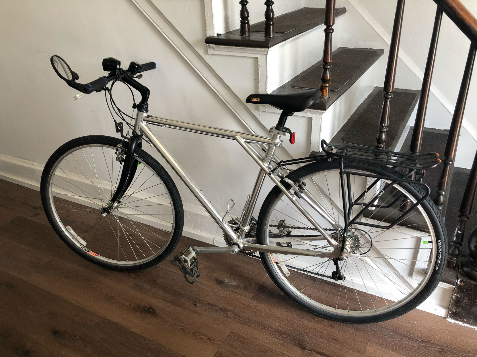 Another view of the bike after polishing and waxing.