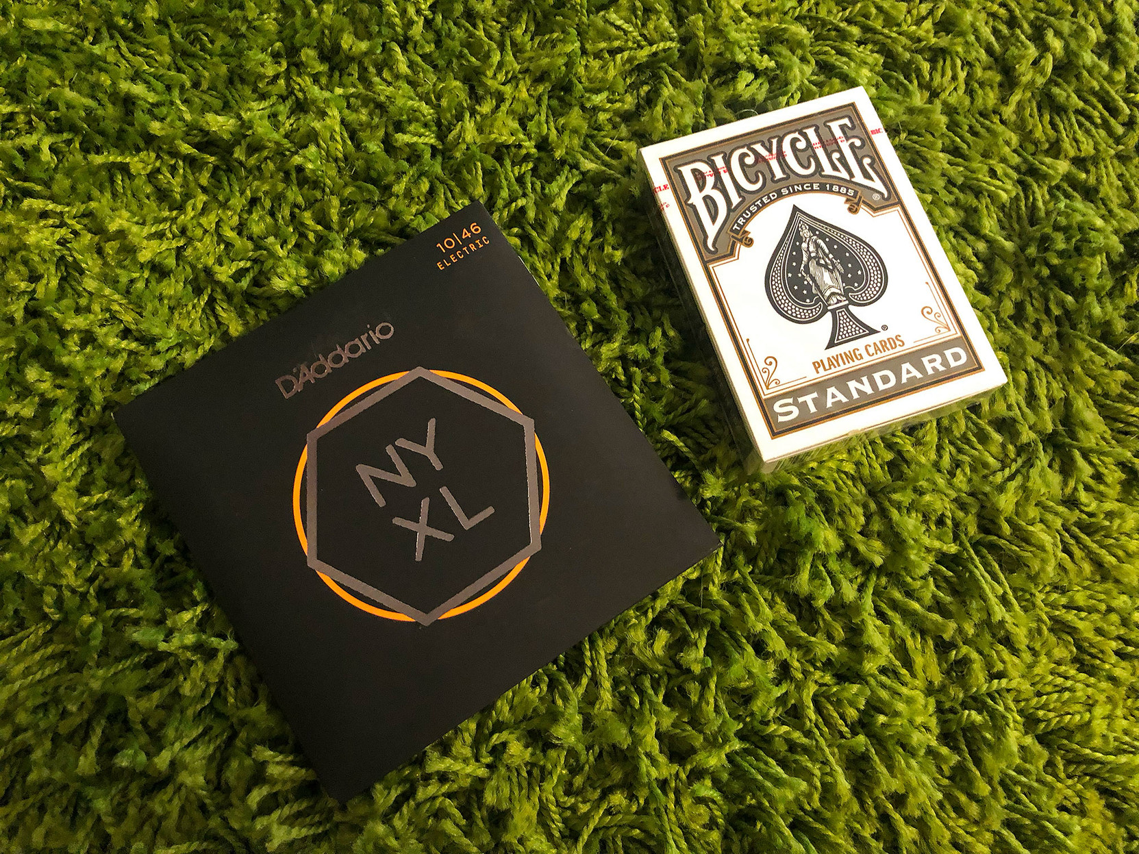 A pack of strings, a deck of cards, and a mystery.