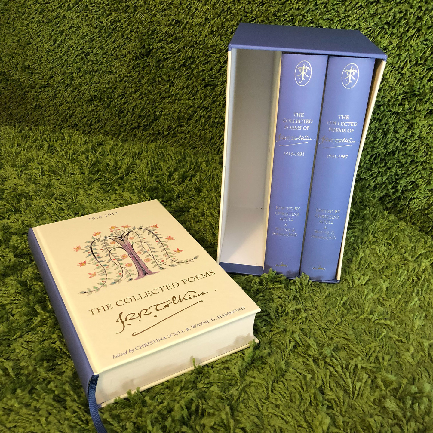 The gorgeous new three-volume collection of The Collected Poems of J.R.R. Tolkien.