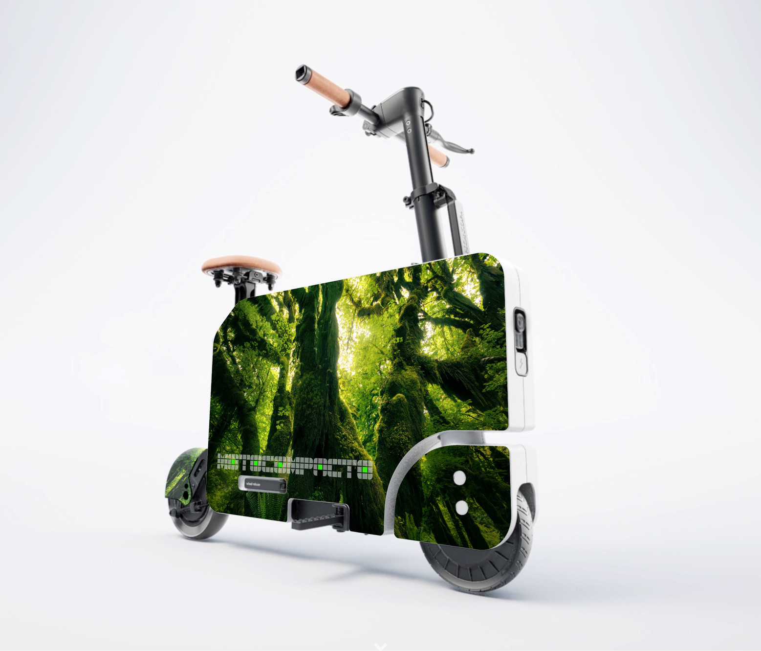 The Honda Motocompacto, mocked up with a decal idea.