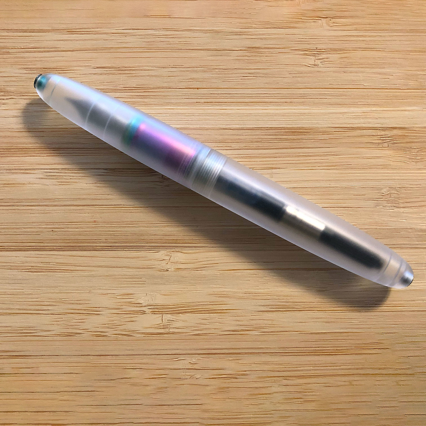 The Pocket’s big brother, the Horizon Petrol Frosted closed … and looking like a science fiction prop.